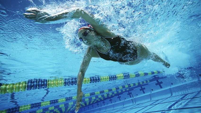 Stock photo - pływaczka