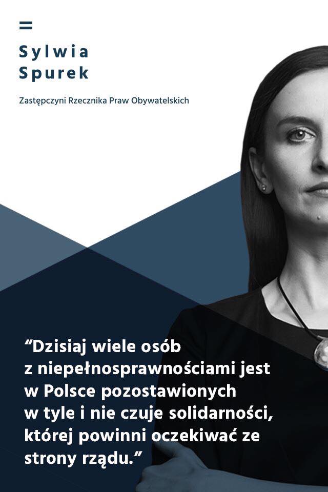 Pani dr Sylwia Spurek, Zastępczyni Rzecznika Praw Obywatelskich