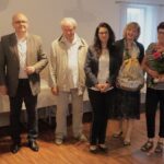 Powiat gdański - wręczenie nagrody laureatce konkursu "Pomorskie dla Seniora"