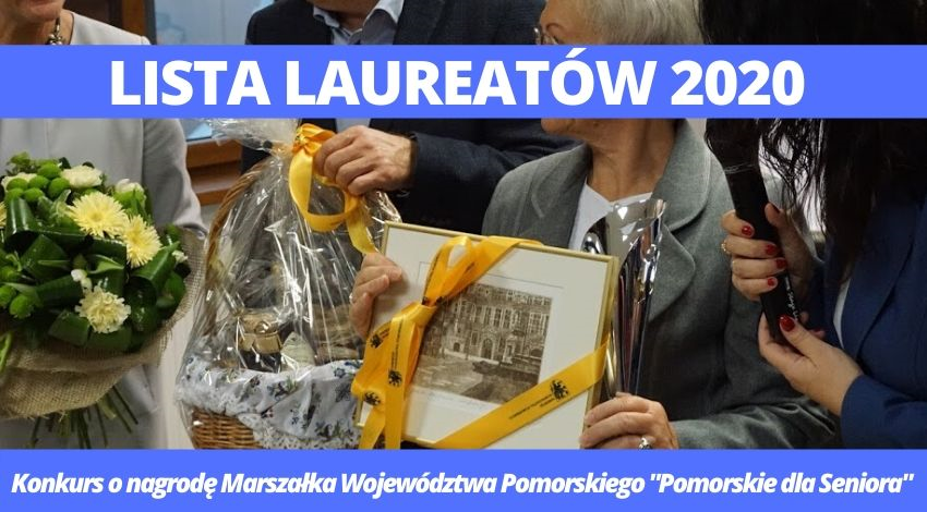 Gratulujemy laureatom konkursu o nagrodę Marszałka Województwa Pomorskiego „Pomorskie dla Seniora”!