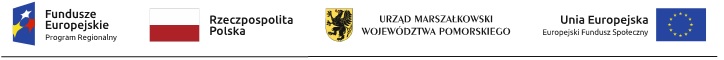 Logotypy Fundusze Europejskie, RP, UMWP, UE 