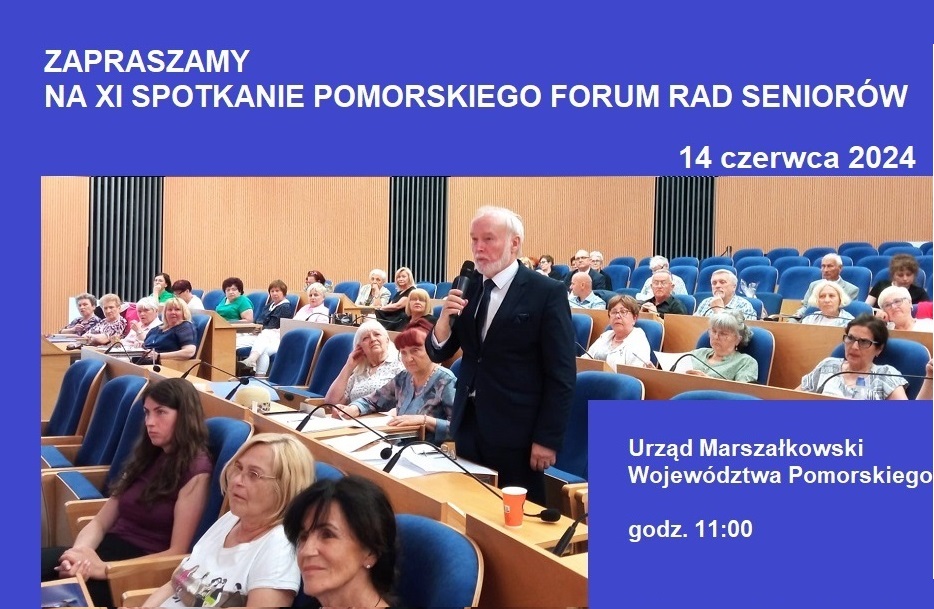 Zaproszenie na Pomorskie Forum Rad Seniorów
