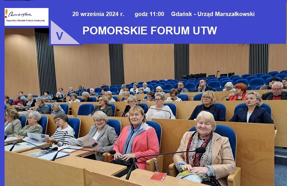 Zaproszenie na V spotkanie Pomorskiego Forum UTW