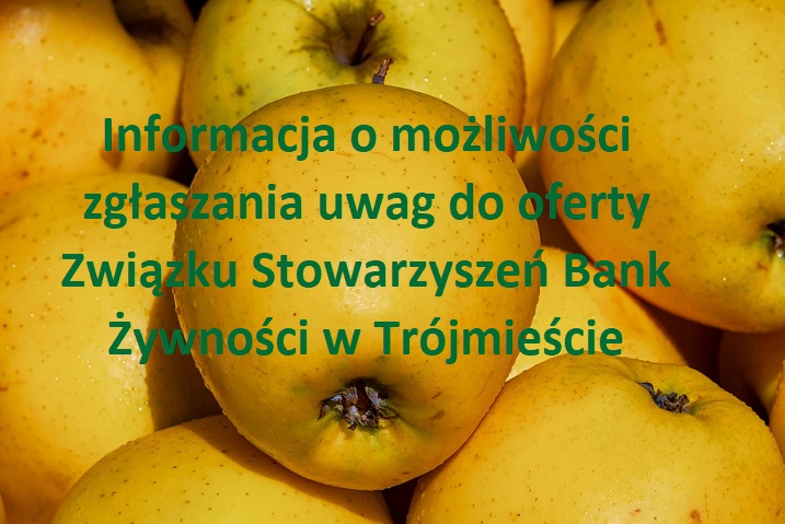 Informacja o możliwości zgłaszania uwag do uproszczonej oferty
