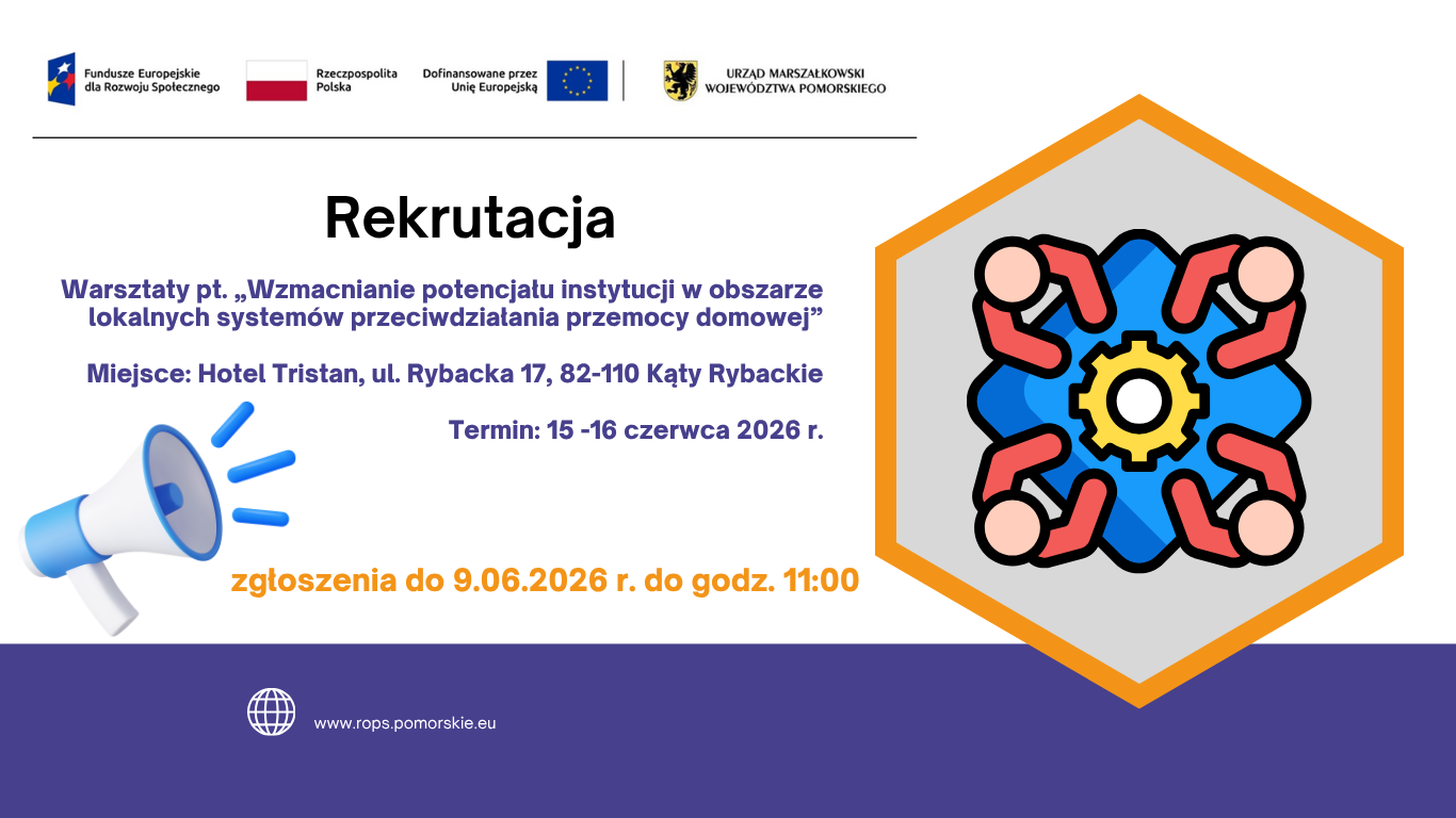Wzmacnianie potencjału instytucji w obszarze lokalnych systemów przeciwdziałania przemocy domowej – interdyscyplinarne warsztaty